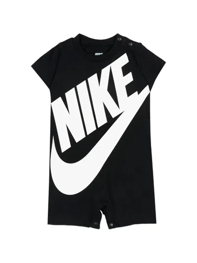 Nike Babies' Logo Romper In Black