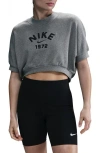 Nike Logo Short Sleeve High-low Sweatshirt
