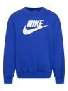 Nike Logo Sweatshirt In Blau