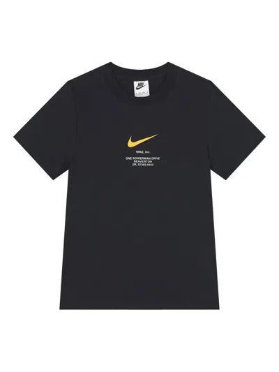Nike Kids' Logo T-shirt In Black