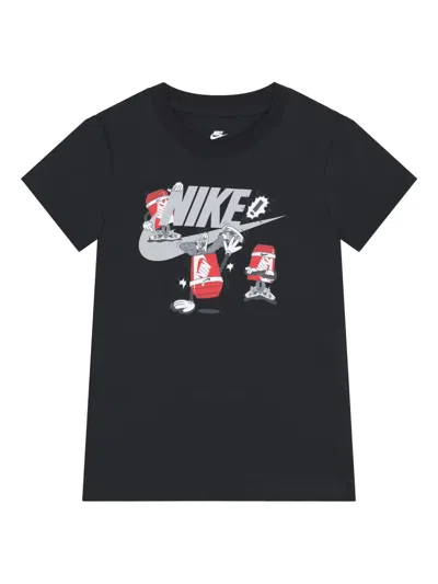 Nike Kids' Boxy Breakdance Graphic T-shirt In Black
