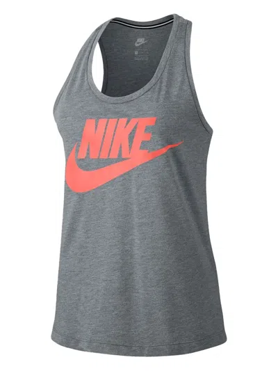 Nike Logo Tank Top In Gray