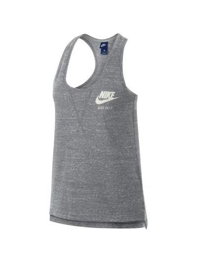 Nike Logo Tank Top In Gray