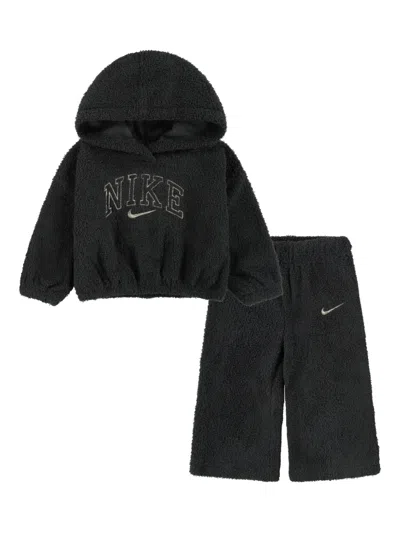 Nike Kids' Logo Tracksuit In Black