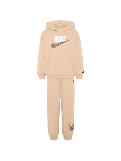 Nike Kids' Logo Tracksuit In Gray