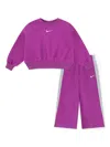 Nike Logo Tracksuit In Purple