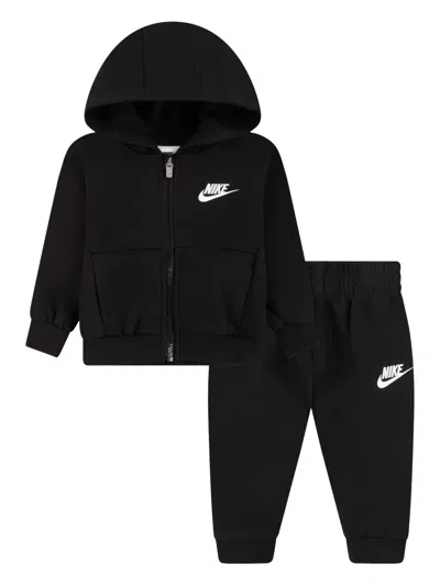 Nike Babies' Logo Tracksuit Set In Black