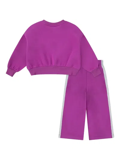Nike Babies' Logo Tracksuit Set In Purple