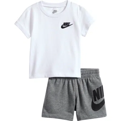 Nike Babies'  Logo T-shirt & Shorts Set In Black