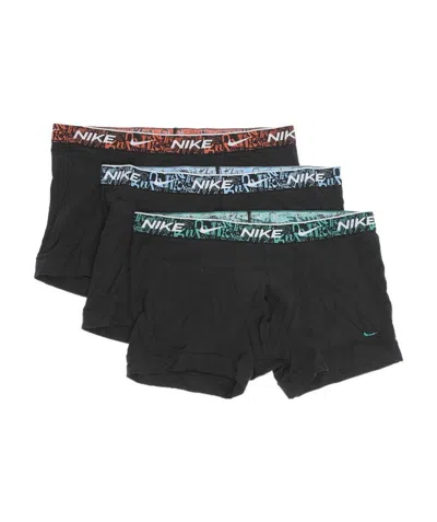 Nike Logo Waistband Boxers 3-pack In Black