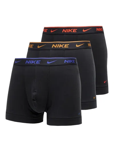 Nike Logo Waistband Boxers (pack Of Three) In Black