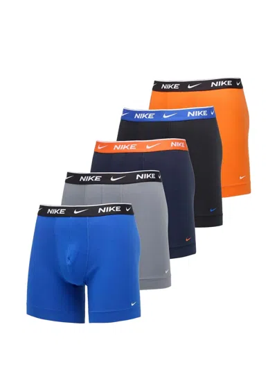 Nike Logo-detail Boxers (set Of 5) In Multi