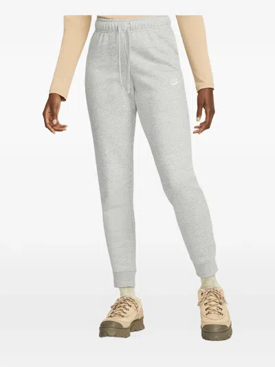 Nike Logo-detail Track Pants In Gray