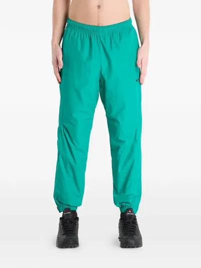 Nike Logo-detail Track Pants In Green