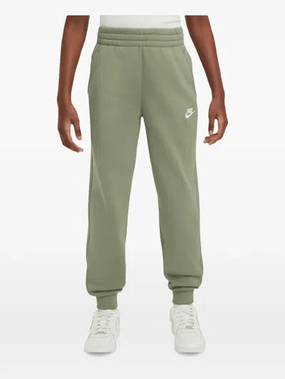 Nike Kids' Logo-detail Track Pants In Green