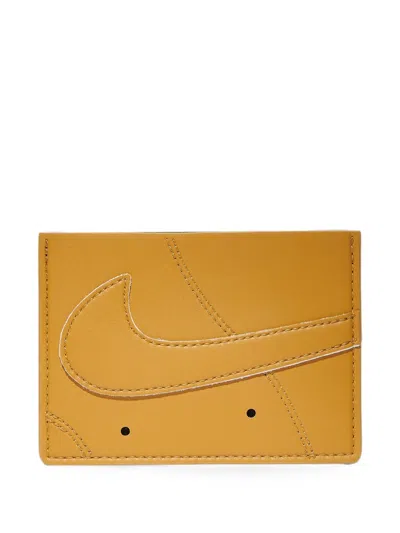 Nike Logo-detail Wallet In Brown