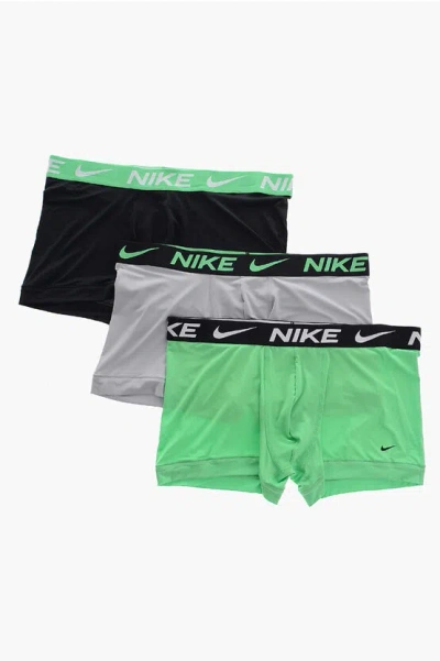 Nike Logoed At The Waist 3 Pairs Of Boxers Set In Multi