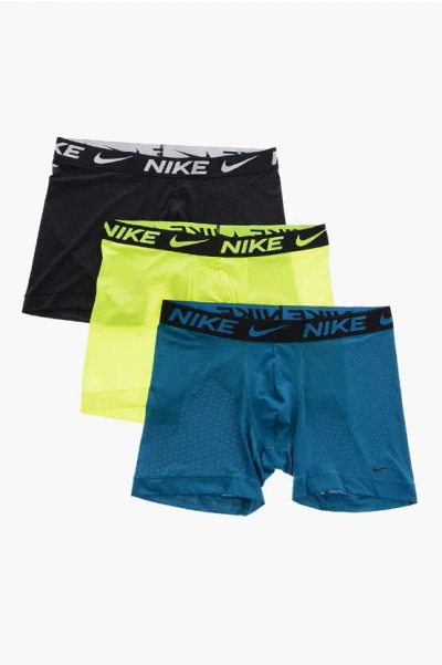 Nike Logoed At The Waist 3 Pairs Of Boxers Set In Multi