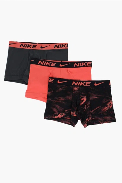 Nike Logoed At The Waist 3 Pairs Of Boxers Set In Black