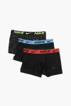 Nike Logoed Drawstring Waist Dri-fit 3 Pairs Of Boxers Set