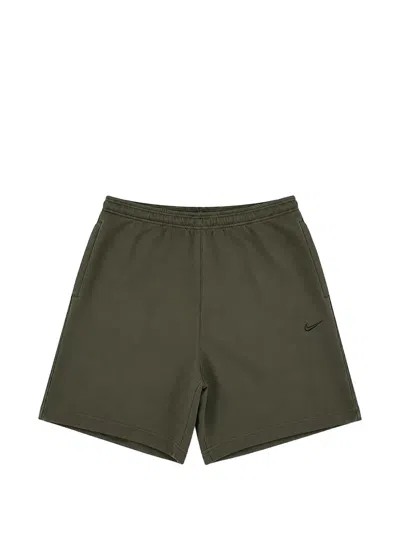 Nike Logo-embroidered Shorts In Green