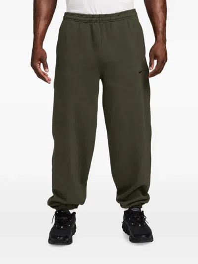 Nike Logo-embroidered Track Pants In Green