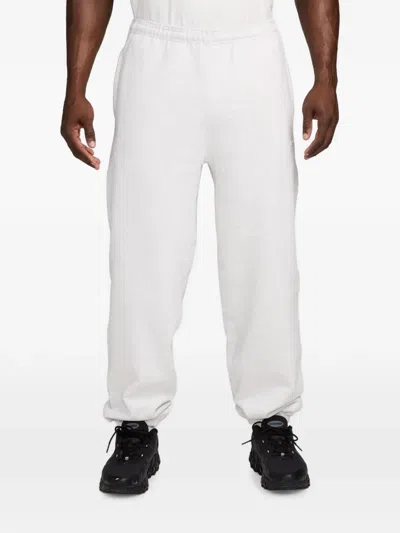 Nike Logo-embroidered Track Pants In White