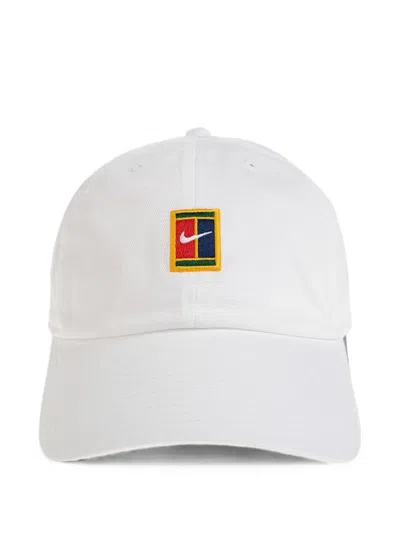 Nike Logo-patch Baseball Cap In White