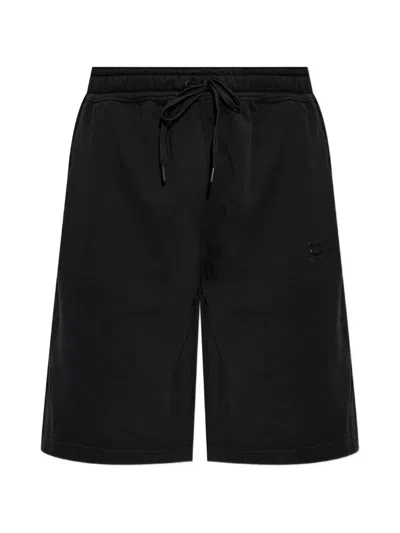 Nike Logo-patch Drawstring Shorts In Black