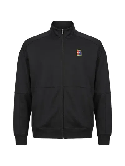 Nike Logo-patch Performance Track Jacket In Black