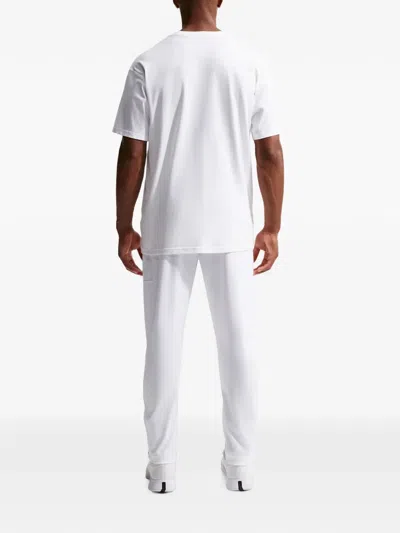 Nike Logo-patch Performance Track Pants In White