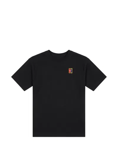 Nike Logo-patch T-shirt In Black