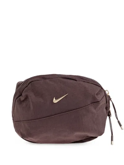 Nike Logo-plaque Belt Bag In Brown