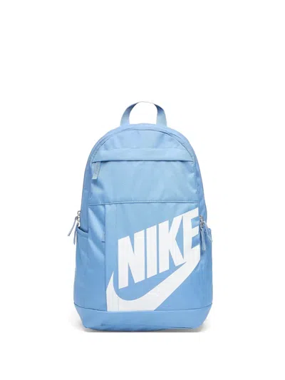 Nike Logo-print Backpack In Blue