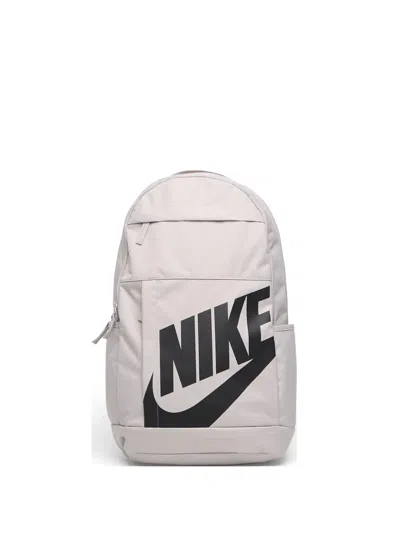 Nike Logo-print Backpack In Gray