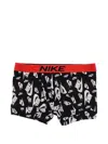 Nike Logo-print Boxers In Black