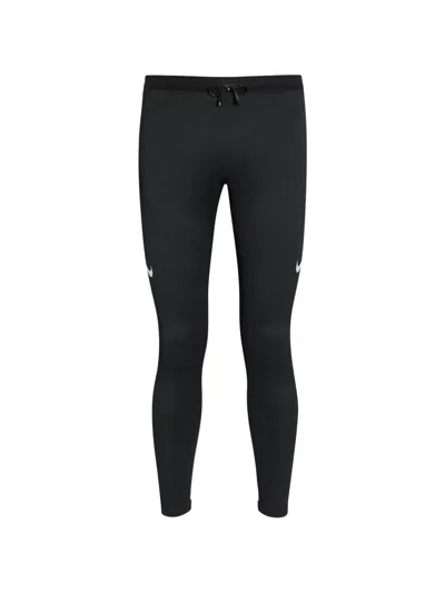 Nike Logo-print Drawstring Track Pants In Black