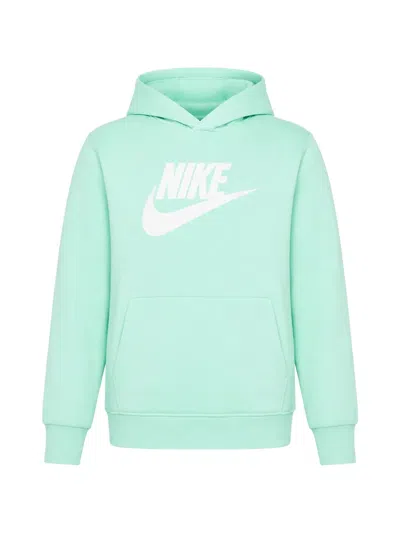 Nike Kids' Logo-print Hoodie In Green