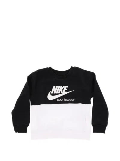 Nike Kids' Logo-print Sweatshirt In Black