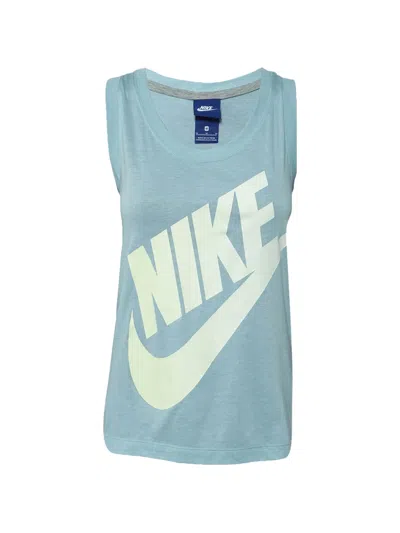 Nike Logo-print Tank Top In Blue