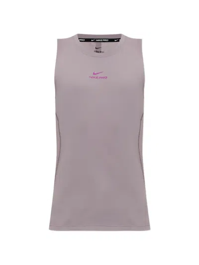 Nike Logo-print Tank Top In Purple