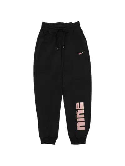 Nike Logo-print Track Pants In Black