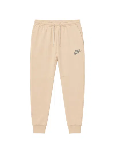 Nike Logo-print Track Pants In Neutral