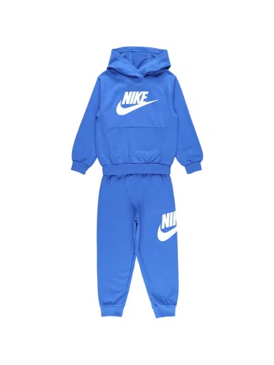 Nike Kids' Logo-print Tracksuit In Blue