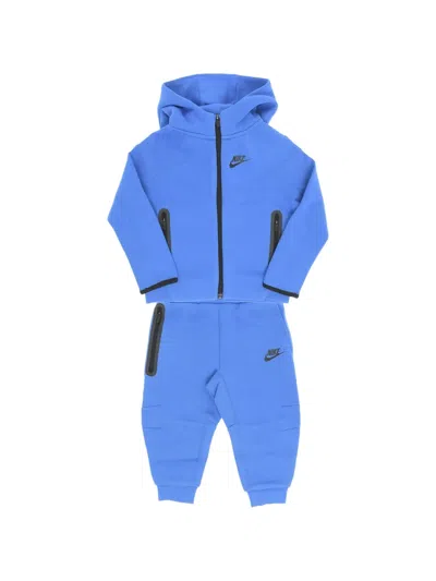 Nike Kids' Logo-print Tracksuit In Blue