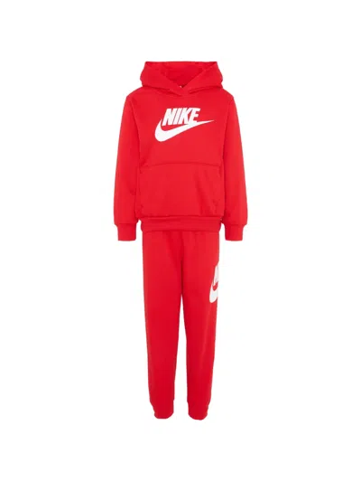 Nike Kids' Logo-print Tracksuit In Red