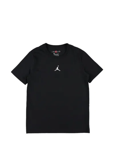 Nike Kids' Logo-print T-shirt In Black