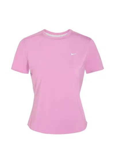 Nike Logo-print T-shirt In Pink