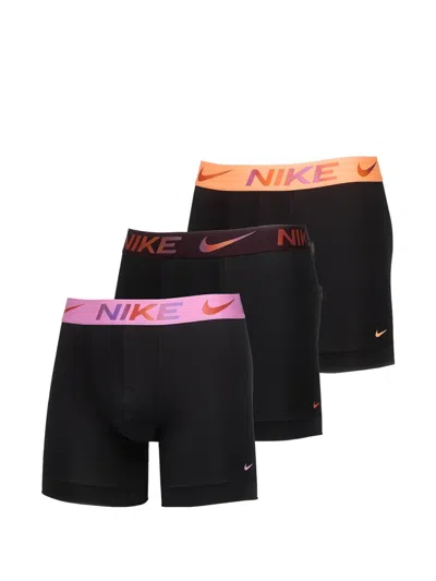 Nike Logo-waistband Boxer Briefs In Black