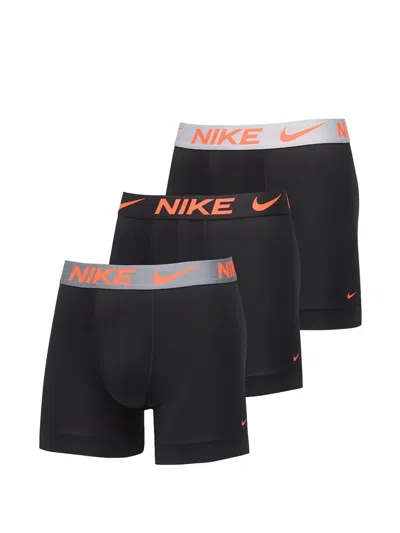 Nike Logo-waistband Boxer Briefs In Black